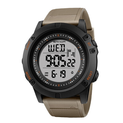 

SANDA 372 Sport Men Watches Waterproof Running Led Electronic Digital Mens Wristwatch