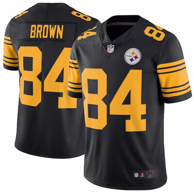 

Mens Pittsburgh Steelers Antonio Brown Nike White Game Jersey