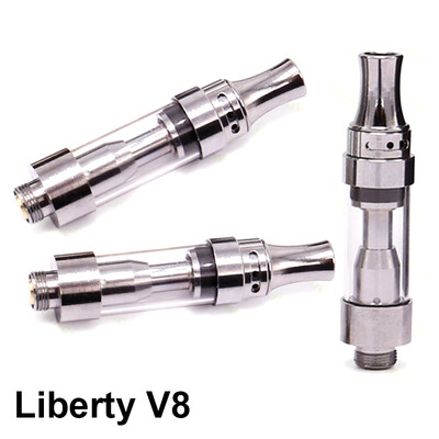 

Amigo Liberty V8 Vaporizer Ceramic Coil 510 Thread Top Fill Top Airflow Control CBD Cartridge CO2 Vape Atomizer