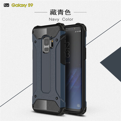 

Goowiiz Phone Case For Samsung Galaxy S9S9 Plus King Kong Armor Fashion Bumper PC TPU Prevent falling