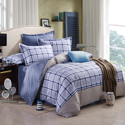 

SHENGWEI cotton bed set/bed kit (duvet cover/fitted sheet/pillow case