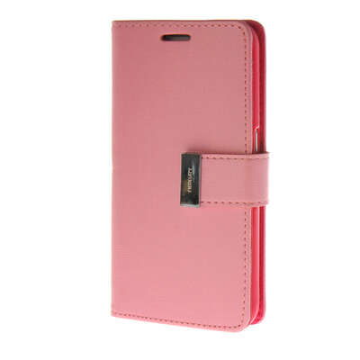 

MOONCASE Synthetic PU Leather чехол для Wallet Flip Card Slot Holster Pouch Stand Samsung Galaxy S6 Pink