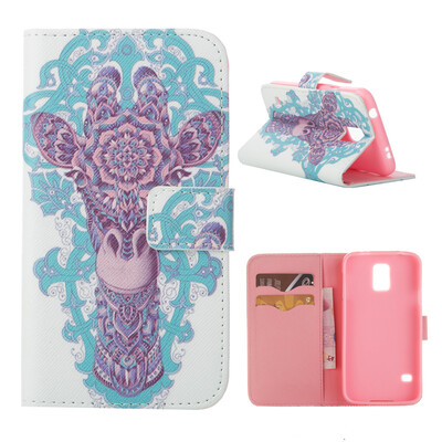 

MOONCASE ЧЕХОЛ ДЛЯ Samsung Galaxy S5 Flip PU Leather Fold Wallet Card Slot Kickstand Back [Pattern series] /a04