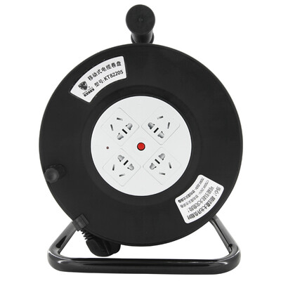 

KATA 50m mobile cable tray wire tray tow line reel engineering power coil socket strip extension cable KT82205