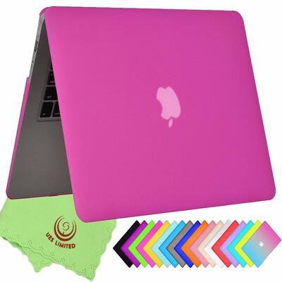 

UESWILL Smooth Soft-Touch Matte Frosted Hard Shell Case Cover for MacBook Air 11" Model A1370A1465- Hot Pink