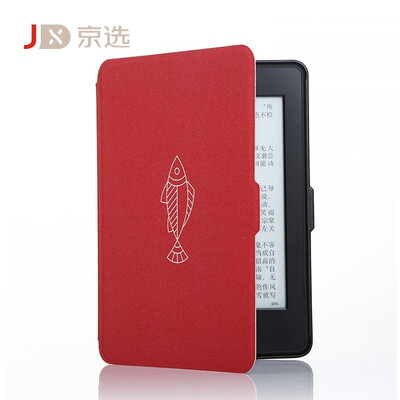 

Dostyle footprint series Kindle Paperwhite 123 generation protective case cover Darwin world route magnetic sleep wake-up protection 958 version of the protective cover shell