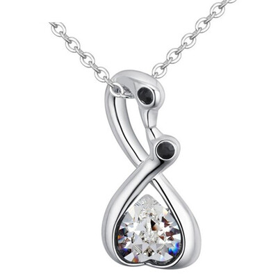 

New Design Crystal Necklaces Made with Crystal from Swa Elements Chain Collier Jewel for Women Children Jewelry 28080