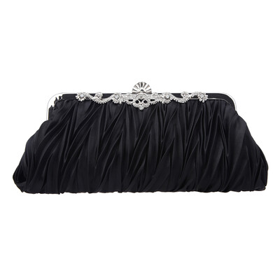 

Fawziya Satin Pleated Clutch Purses For Women Evening Clutches For Wedding And Party
