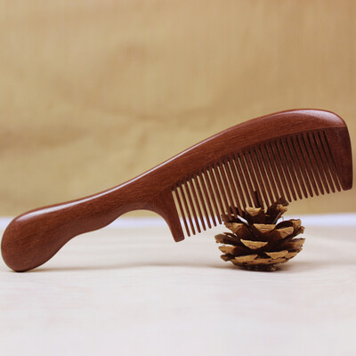 

Jingdong supermarket beauty Square natural red sandalwood comb hair care comb anti-static ZT2033