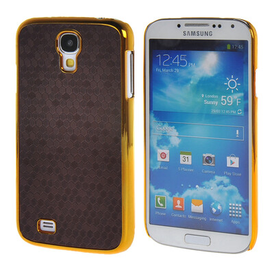 

MOONCASE Galsxy S4 Case Gold Chrome Scale films Style Hard Back Case Cover for Samsung Galsxy S4 I9500 Purple