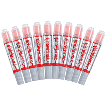 

COMIX WB707 can change core whiteboard pen 20mm 10 red