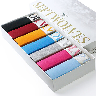 

Seven wolves SEPTWOLVES underwear men&39s flat pants trousers 95040 7 pieces installed 2XL