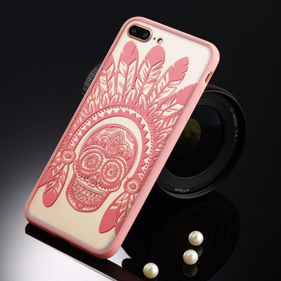 

Sexy Floral Phone Case For Apple iPhone 7 6 6s 5 5s SE Plus Lace Flower Hard PCTPU Cases Back Cover For iPhone X 8 Plus