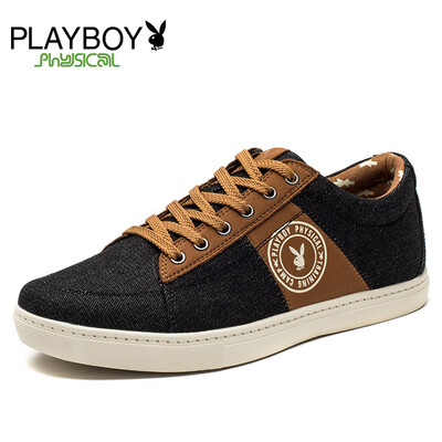 

PLAYBOY brandSpring NewCasualFashionalKorean styleLow topCanvasBreathableSchoolboyMens shoes