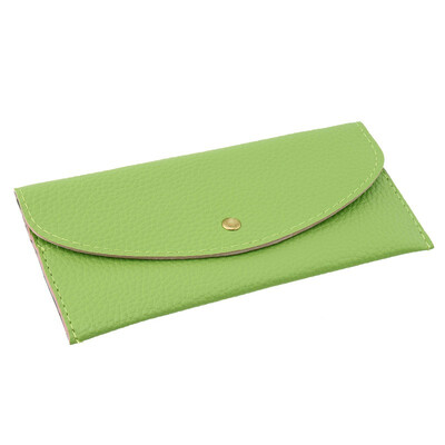 

Women's Handbag Evening Bag Pocket Card Wallet Alloy Button Faux Leather New