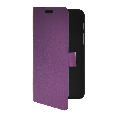 

MOONCASE Slim Leather Flip Wallet Card Pouch with Kickstand Shell Back ЧЕХОЛ ДЛЯ Samsung Galaxy Tab Q T2558 Purple
