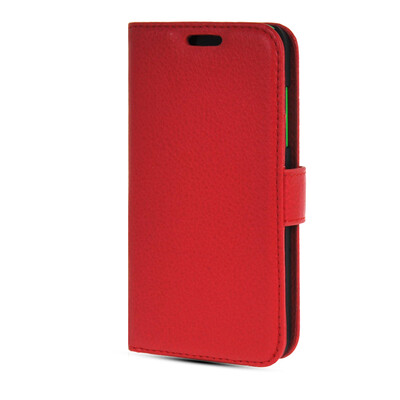 

MOONCASE High quality Leather Side Flip Wallet Card Slot Pouch Stand Shell Back ЧЕХОЛ ДЛЯ Nokia Lumia 630 Red