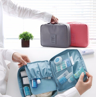 

New Nylon Multifunction Make up Organizer bag Women Cosmetic bags Ourdoor Travel Bag Handbag