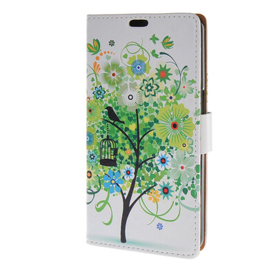 

MOONCASE чехол for Alcatel One Touch Flash OT-6042D Кожа флип кошелек стиль и Kickstand крышки случая [Cute Pattern] a09