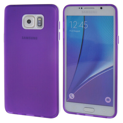 

MOONCASE Samsung Galaxy Note 5 ЧЕХОЛ ДЛЯ Flexible Soft Silicone Gel TPU Skin Protective Purple