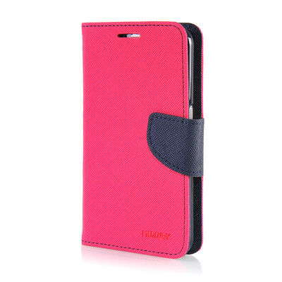 

MOONCASE Leather Side Flip Wallet Card Slot Pouch Stand ЧЕХОЛ ДЛЯ Samsung Galaxy S6 Hot pink