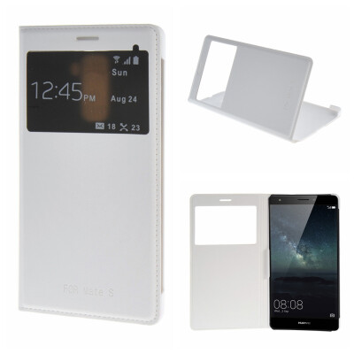 

MOONCASE Huawei Mate S ЧЕХОЛ ДЛЯ Premium PU Leather Pouch Flip White