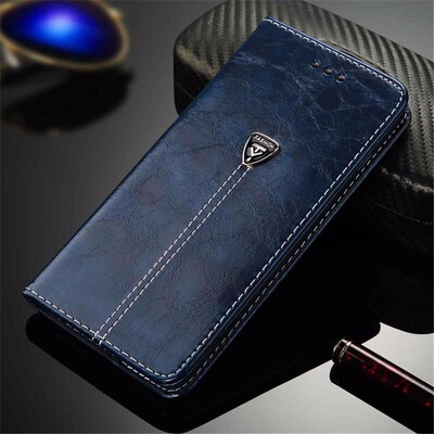 

Men Luxury Flip Leather Wallet Phone Case For iPhone 7 5 5s SE 6 8 Plus X