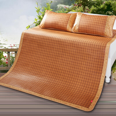 

Jiuzhou deer mat home textile student dormitory single mat summer summer mat two-piece folding denim seats air conditioning mat dreams 90190cm