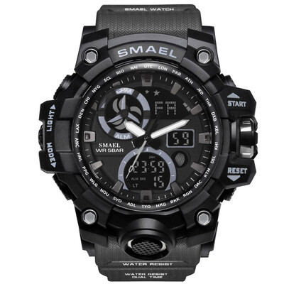 

SMAEL Smyr new watch outdoor sports military watch waterproof double display luminous multi-function mens electronic watch