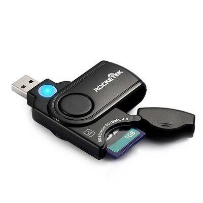 

Rocketek usb 30 multi 2 in 1 memory card reader adapter for SDTF micro SD for pc computer laptop accessories