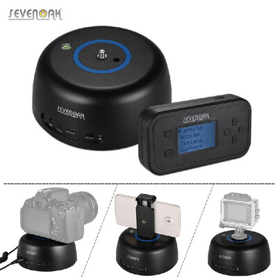 

Sevenoak SKEBH04 Wireless Electronic Panoramic Time Lapse Video Tripod Ball Head Builtin Rechargeable Battery with Remote Contro