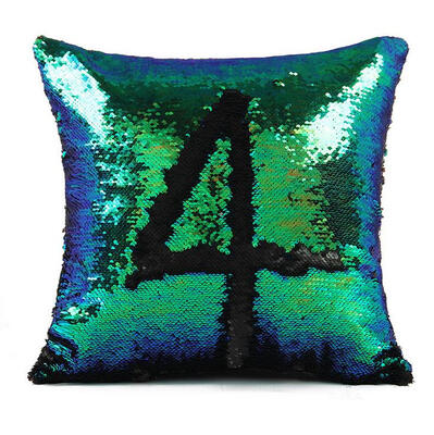 

Cntomlv Sequin Throw Pillow DIY Two Tone Glitter Magical Color Cushion Cover Sofa Home New Year Decorative Cojines Pillowcase
