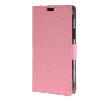 

MOONCASE Simple Leather Flip Wallet Card Slot Stand Back чехол для Samsung Galaxy S6 Active G890 Pink