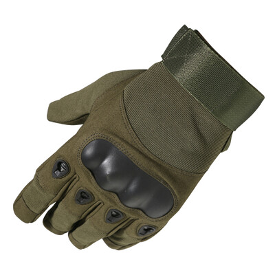 

(TUYUE) semi-finger gloves sports army fans special forces outdoor leisure fitness mountaineering anti-skid anti-cut riding tactics fighting fighting Sanda gloves upgrade green half finger