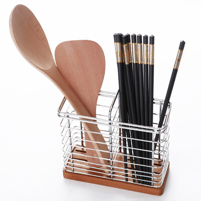 

Double Chance Suncha Chopsticks Cage Stainless Steel Chopsticks Chopsticks Storage Rack Leakage Shelf Bamboo Shelf KL3102