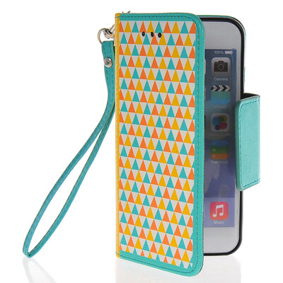 

MOONCASE Fashion Leather Side Flip Wallet Card Slot Pouch Stand Back чехол для Apple iPhone 6 ( 4.7 inch )