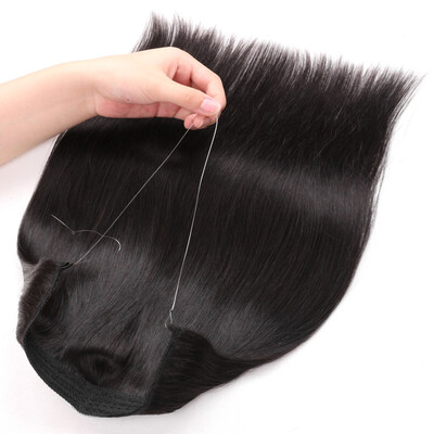 

BHF hair Brazilian remy hair unprocessed human hair Halo Human Hair Extension