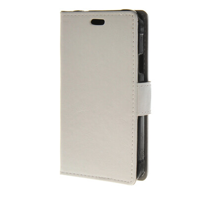 

MOONCASE Synthetic Leather Flip Wallet Card Slot Bracket Back чехол для Samsung Galaxy Xcover 3 SM-G388F White