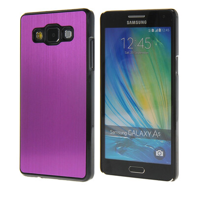 

MOONCASE Fashion Brushed Aluminium Metal Hard Case Cover for Samsung Galaxy A5 Purple