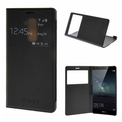 

MOONCASE Huawei Mate S ЧЕХОЛ ДЛЯ Premium PU Leather Pouch Flip Black