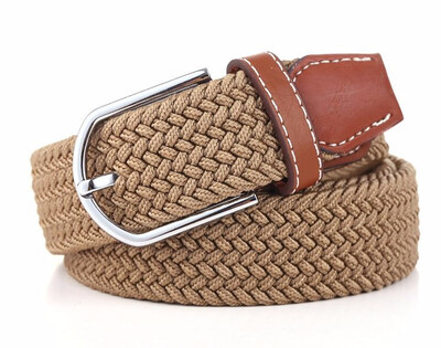 

Women Fashion Casual Pin Buckle Hip-hop Woven Canvas Belt