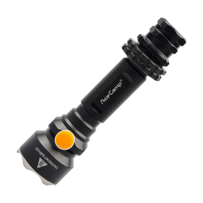 

Road passenger AceCamp glare flashlight self-driving camping equipment long-range mini self-defense riding outdoor lights highlights lamp beads 300 lumens 1025