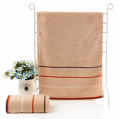 

Cntomlv hot sale Lovely&attractive Cotton Towel Stripe Face Hand Bath Cloth Bathroom Absorbent 3575 Home Gift