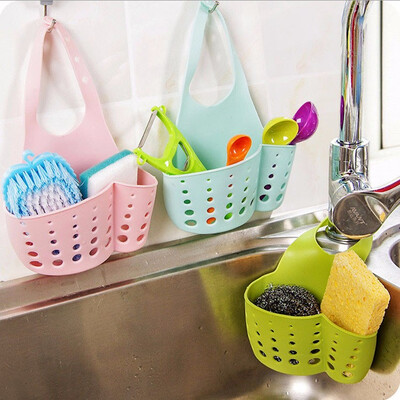 

Portable Home Kitchen Hanging Drain Bag Basket Bath Storage Tools Sink Holder Escorredor Louca Soap Holder Bathroom Organizer
