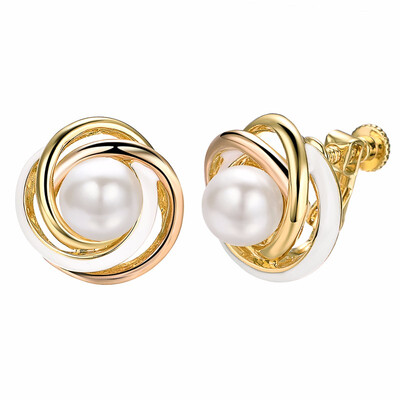

Yoursfs Clip Earrings for Women Non Pierced Pearl Earrings Fashion Jewelry