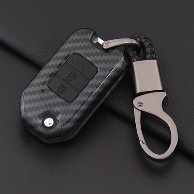 

Huashi Honda key case Honda Accord New Civic Jade URV Fit XRV Crown Road CRV Binzhi Feng Fan Ling car key bag cover all black models -G models folding two keys