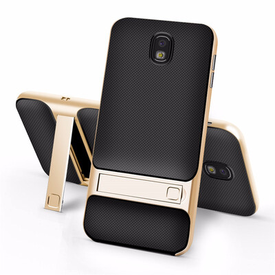 

Goowiiz Phone Case For Samsung Galaxy J7 Pro 2017J7J730 European Fashion Slim Shockproof Silicone TPU PC Hard Bracket