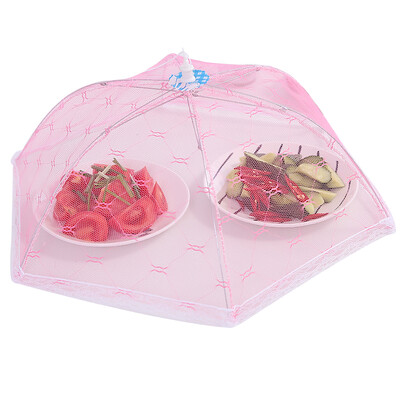 

Top Selling food umbrella table cover Foldable mesh umbrella food covers Anti Fly Mosquito Net Tent kitchen accessories
