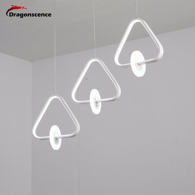 

Modern LED chandelier lighting hanging triangle kitchen restaurant restaurant