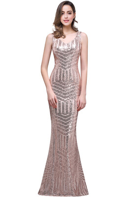 

Long Sequins Evening Dress Formal Prom Party Gown Bridesmaid Mermaid Dresses